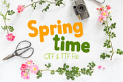 Springtime Font, a Symbol Font by LivelyAutumn11.11 (Thumbnail 1 of 4)