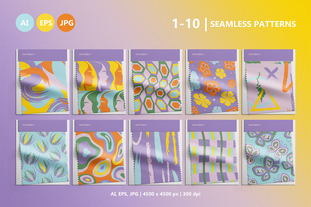 Abstract Pattern Collection, a Pattern Graphic by TiriCo (Photo 2 of 18)