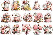 Whimsical Summer Bridal Tea Party, an Illustration by OK Design (Thumbnail 3 of 6)