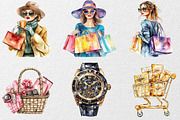 Luxury Shopping  Black Friday Clipar, an Illustration by DreamCafeArt (Thumbnail 6 of 7)