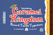 Caramel Kingdom - Candy Typeface, a Serif Font by HipFonts (Thumbnail 1 of 8)
