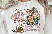 Silly Rabbit Easter Is For Jesus PNG, a Graphic by Vector Portal (Thumbnail 2 of 6)