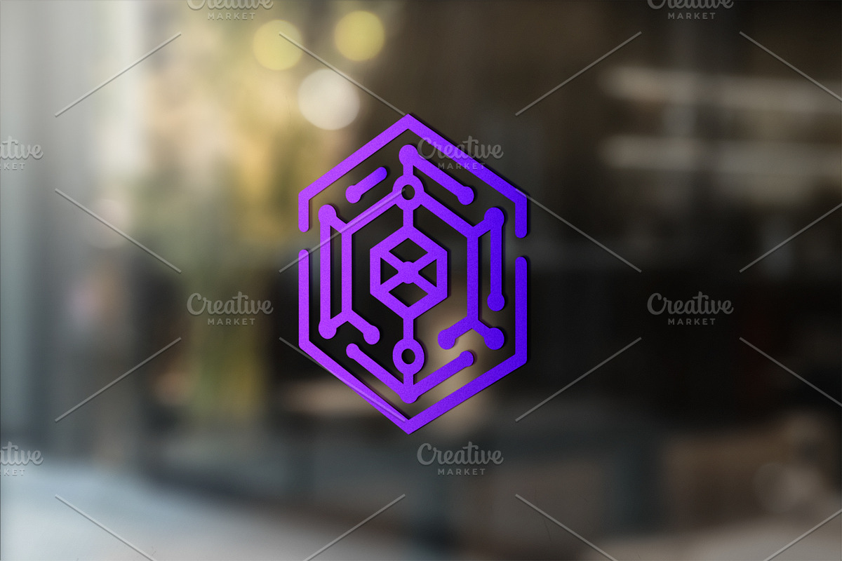 Geometric Hexagonal Blockchain Logo, a Branding & Logo Template by Vectorium Studio (Photo 8 of 9)