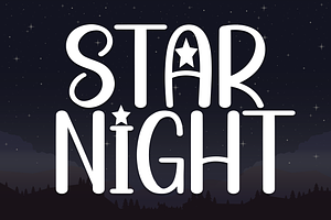 Star Night Script Font