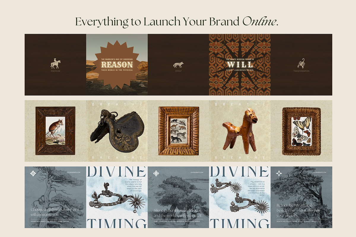 The Warrior Template Bundle, a Social Media Template by The Flossy Finch (Photo 18 of 24)