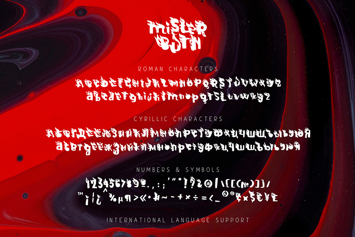 Mister Burn and Jack Simple, a Font by chekart (Photo 8 of 9)
