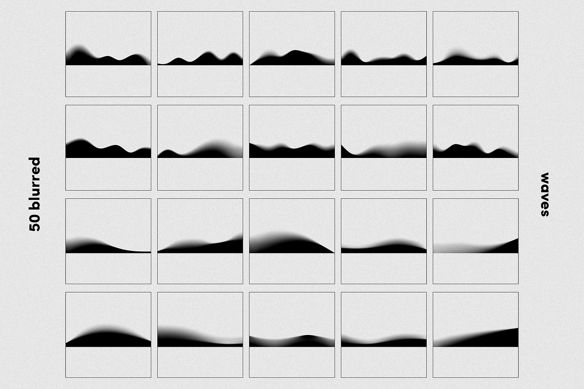 Chroma Grainy Gradient Waves, a Texture Graphic by kuro (Photo 9 of 10)