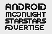 Moonet - Futuristic Modern Font, a Sans Serif Font by Pandeka Studio (Thumbnail 9 of 12)