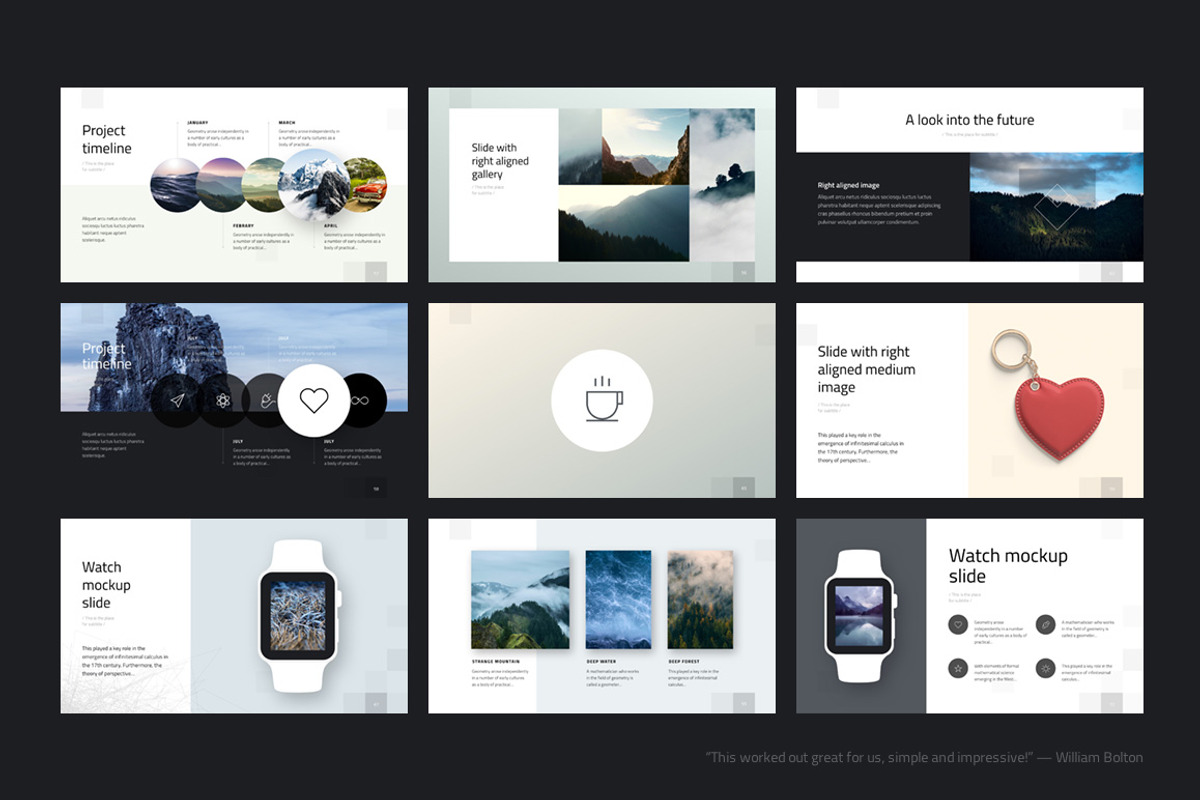 Geometry Google Template, a Presentation Template by Rework (Photo 10 of 15)