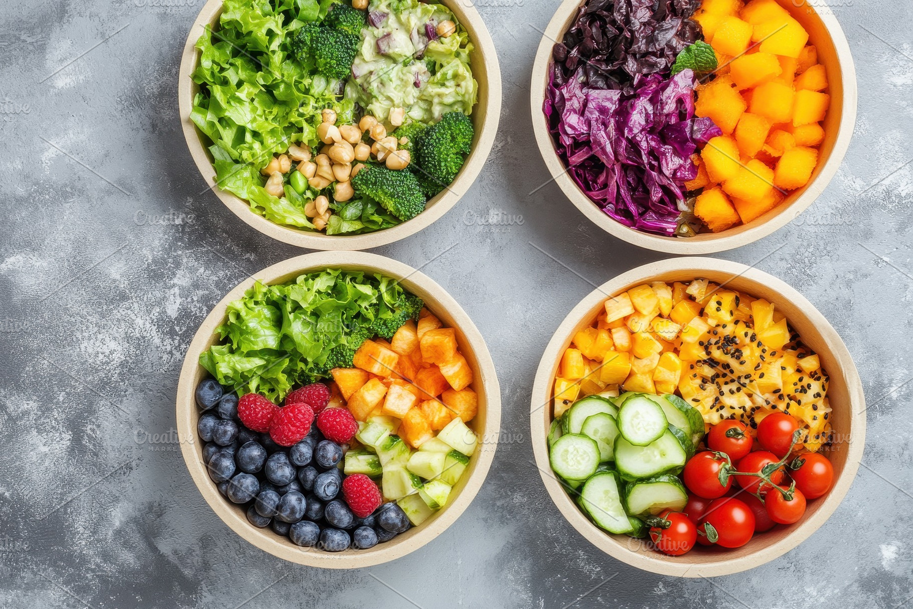 Healthy food and drinks, a Photo by Pavel_design