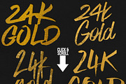 Gold Foil Layer Styles for Photoshop, a Layer Style Add-On by Paper Element (Thumbnail 8 of 15)