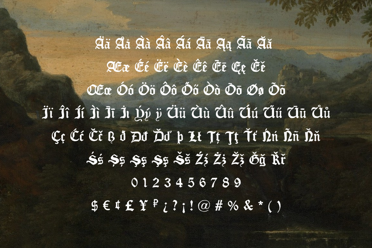 Bardolatry Handwritten Blackletter, a Blackletter Font by Bouchard Designs (Photo 3 of 8)