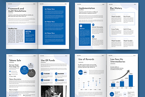 White Paper Design Template Layout