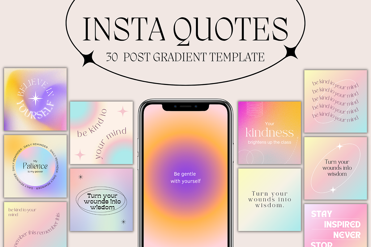 Instagram Quote Post Template, a Templates & Theme by Daily Creative (Photo 1 of 5)