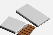 Chocolate Bar Packaging Mockup, a Packaging Mockup by graphicsauce (Thumbnail 3 of 4)