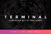 TERMINAL - Circular Sci-Fi Textures, a Texture Graphic by INSgraphizm (Thumbnail 1 of 5)