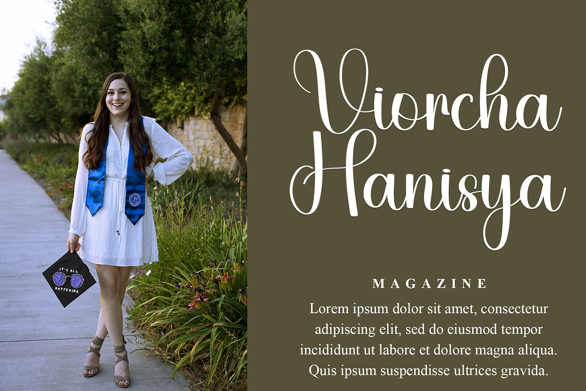Graduation, a Handwritten Font by FreshTypeINK (Photo 4 of 8)