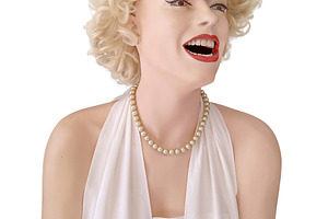 Marylin monroe scuplture isolated photo, a Person Photo by DanFLCreativo
