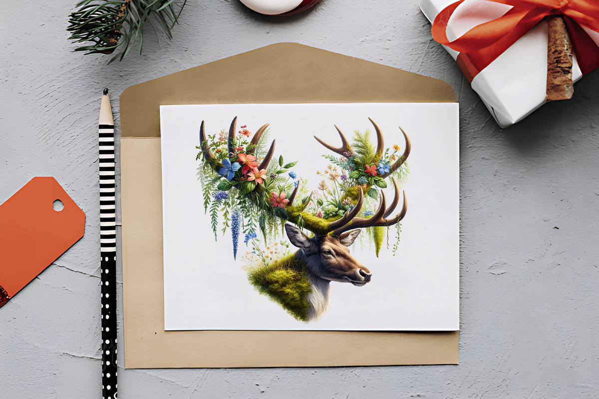 Nordic Summer Element Clipart, an Illustration by RobertsArt (Photo 7 of 7)