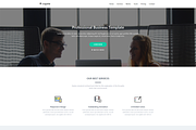 Lugada - Responsive Landing Template, a Bootstrap Template by Coderthemes (Thumbnail 2 of 6)