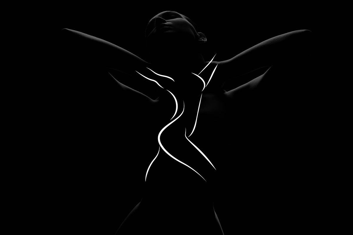 Line Art Woman Body Logo, a Branding & Logo Template by Luxury Logos (Photo 2 of 4)