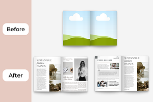 Magazine Mockups For Canva