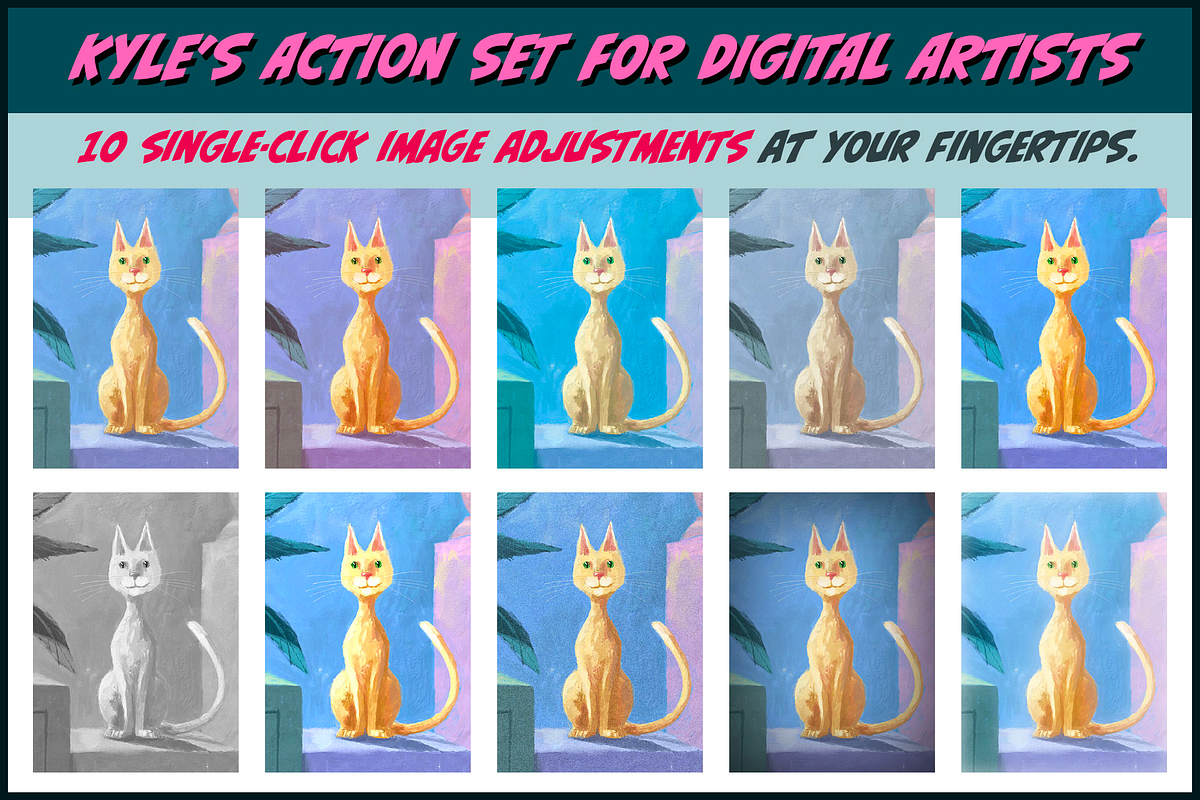 Kyle's Actions for Photoshop Artists, an Action Add-On by Kyle's Digital Art Tools (Photo 10 of 10)
