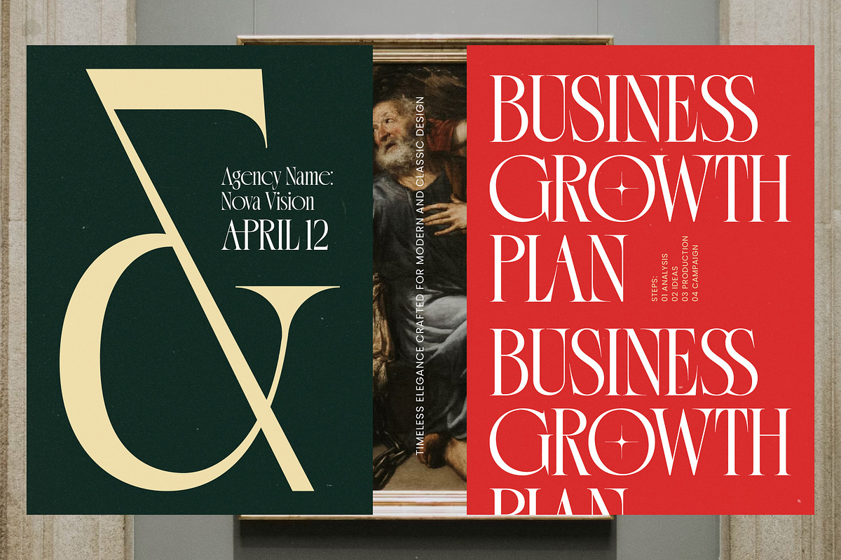 Gradneght Modern Display Serif, a Serif Font by timelesstype.co (Photo 13 of 20)