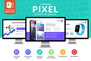 Pixel , Business Powerpoint Template, a Presentation Template by MeemSlide (Thumbnail 1 of 5)