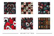 Playing Card Retro Art Style Pattern, a Pattern Graphic by karenfoleyphoto (Thumbnail 9 of 11)