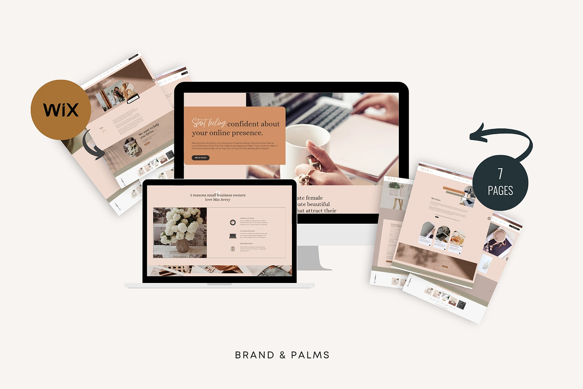WIX Website Mia Avery, a Wix Template by Brand & Palms (Photo 8 of 8)