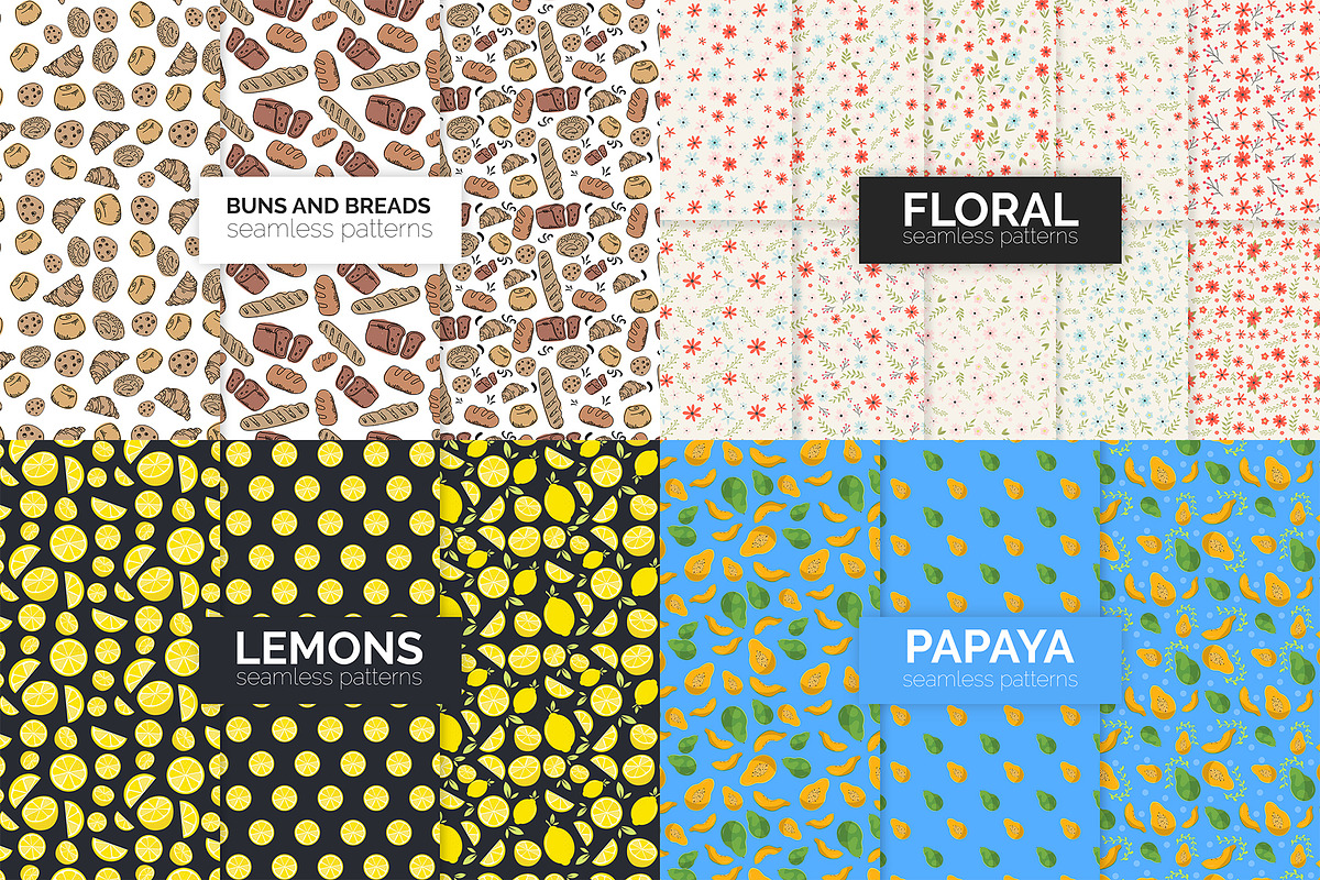 249 Seamless Patterns Bundle, a Pattern Graphic by 3Y_Design (Photo 10 of 12)