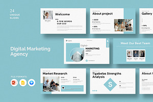Digital Marketing Agency Template, a Presentation Template by Dream-Lab