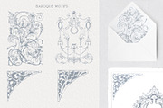 Baroque fine art clipart collection, an Illustration by Sensual Art (Thumbnail 9 of 12)