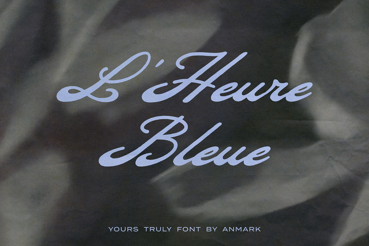 Yours Truly Bold Vintage Script Font, a Script Font by AnMark (Photo 10 of 12)