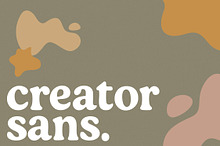 Creator Sans - Bold Display Font