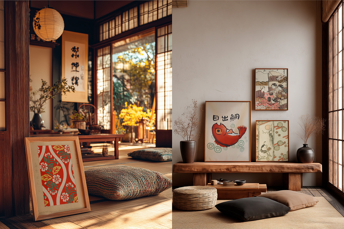 KYOTO MOOD | Frame mockup set, a Household Mockup by SCHÉRI (Photo 6 of 13)
