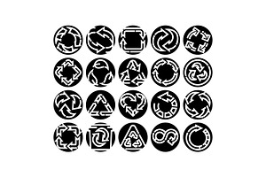 Recycling arrows and circular, an Object Graphic by pikepicture