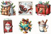 Christmas Travel Clipart, an Illustration by OK Design (Thumbnail 4 of 5)