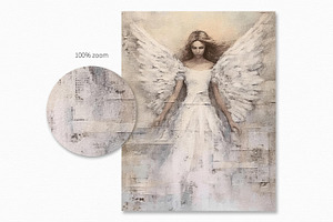 Ivory Angels Paintings