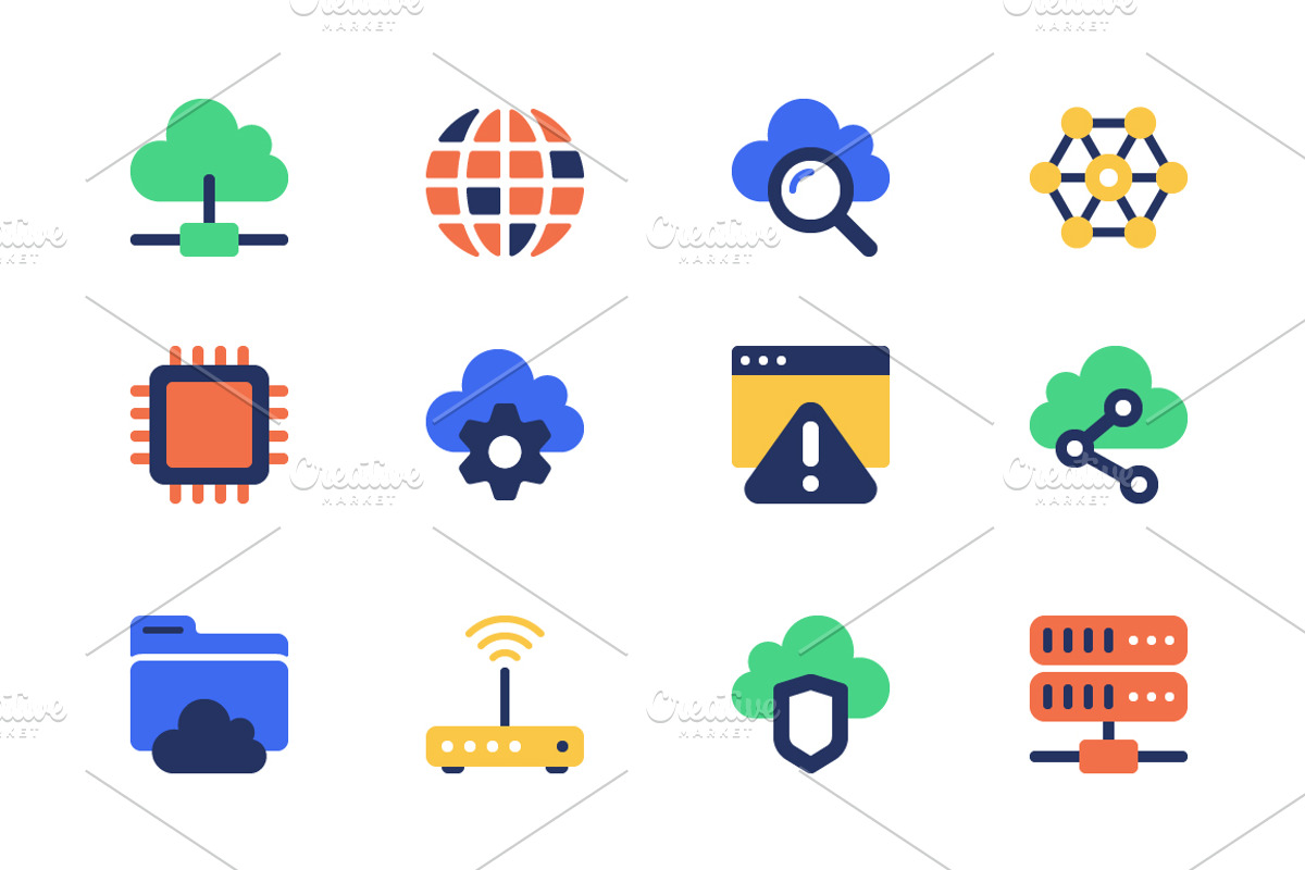 Flat Web Icons Pack, a Duotone Icon by alexdndz (Photo 17 of 29)