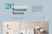 50%OFF The Scene Creator - Top view, a Books & Magazine Mockup by Creatoom (Thumbnail 3 of 12)