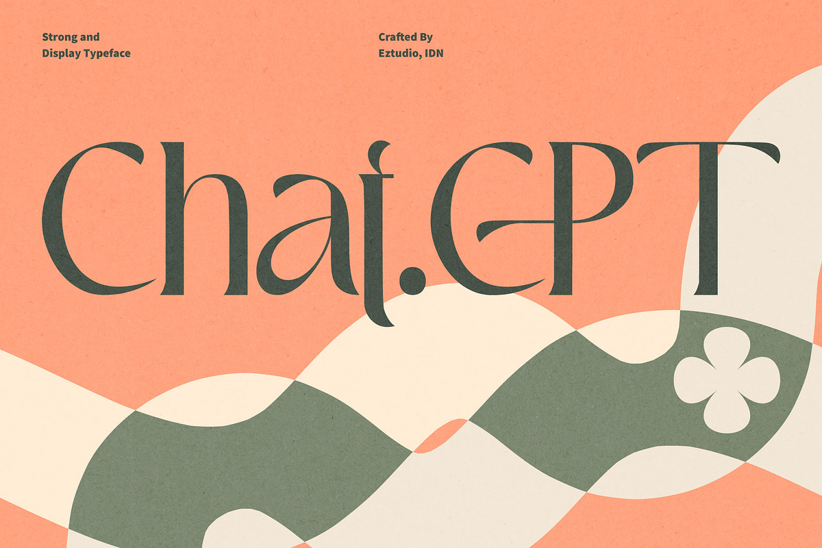 Ez-Sanjaya - Modern Decorative Font, a Serif Font by Eztudio (Photo 8 of 12)