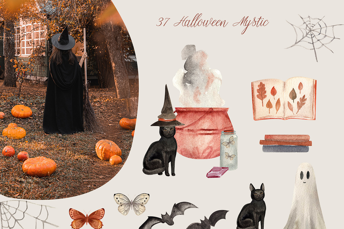 Little Autumn Mysteries Cottagecore, a Seasonal Illustration by Catch the Dream Art (Photo 3 of 13)