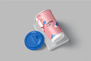 16 oz Paper Coffee Cup Mockups, a Cups & Container Mockup by megostudi0 (Thumbnail 5 of 7)