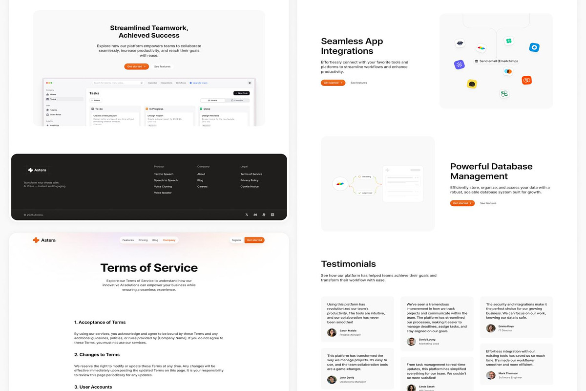 Astera - SaaS Framer Template, an UI Kit Template by Lumina_ui_ux202 (Photo 4 of 4)