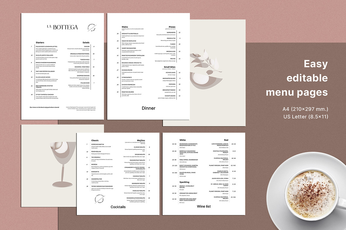 Restaurant Menu, a Flyer Template by BigWeek (Photo 3 of 4)