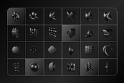 3D Dark Geometrics 234 illustrations, an Object Graphic by assetpro.design (Thumbnail 15 of 16)
