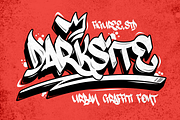 Darksite - Urban Graffiti Font, a Blackletter Font by figuree studio (Thumbnail 1 of 8)
