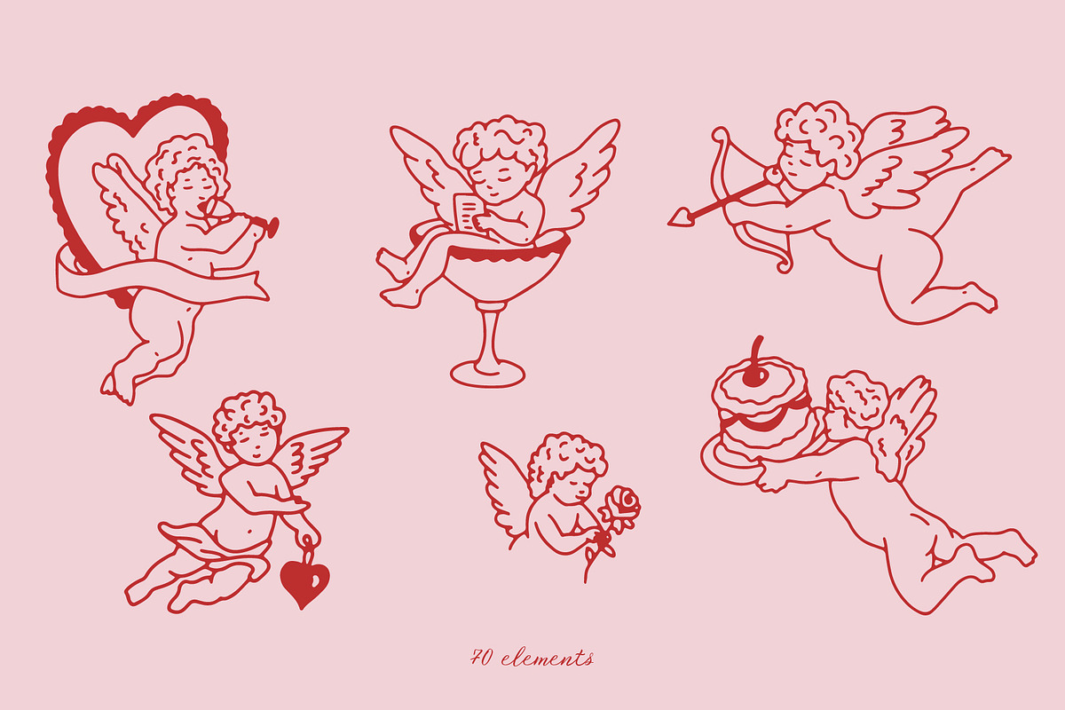 Valentine’s Day Clipart Bundle, an Object Graphic by Lisa Mill (Photo 3 of 10)